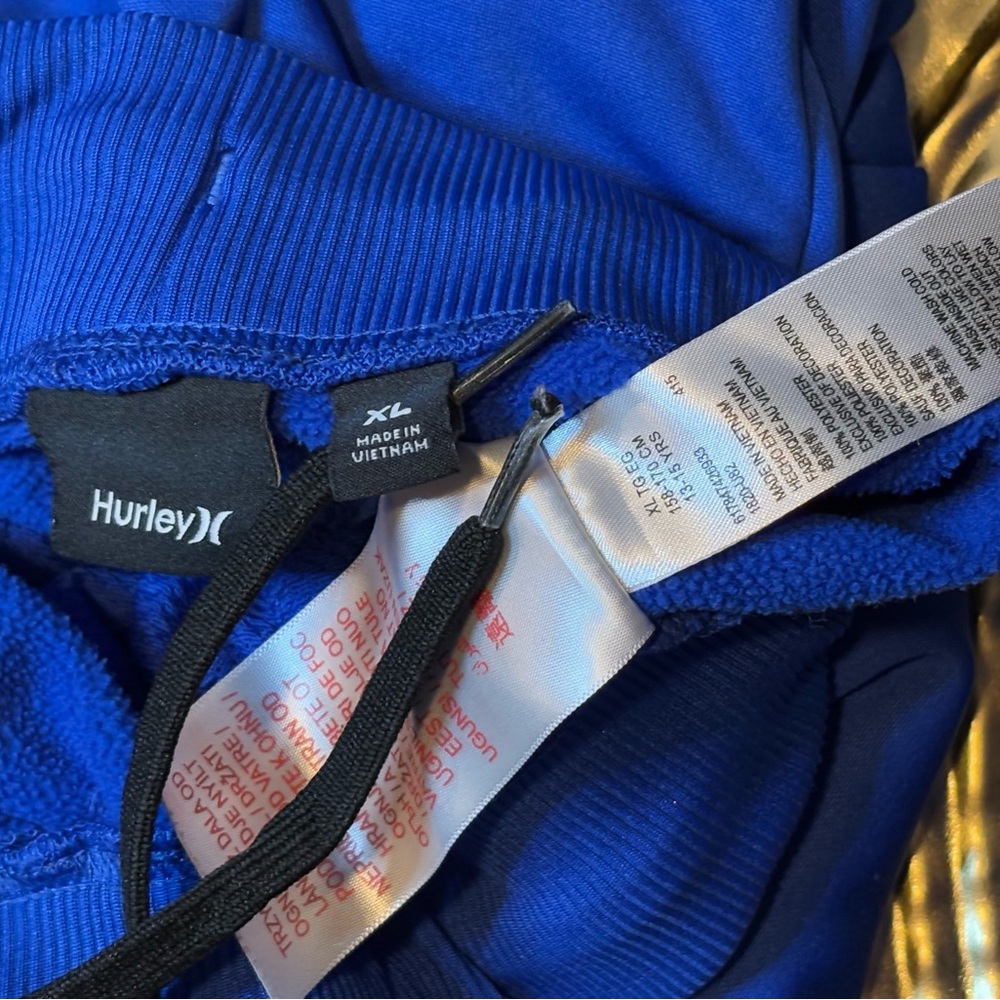 Hurley Kids Royal Blue Sweatpants - Picture 4 of 4